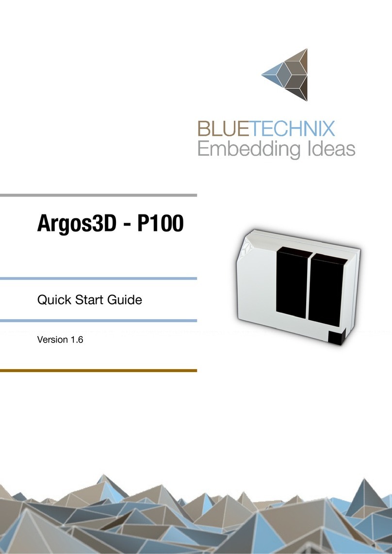 Blue Technix Argos3D - P100 User manual