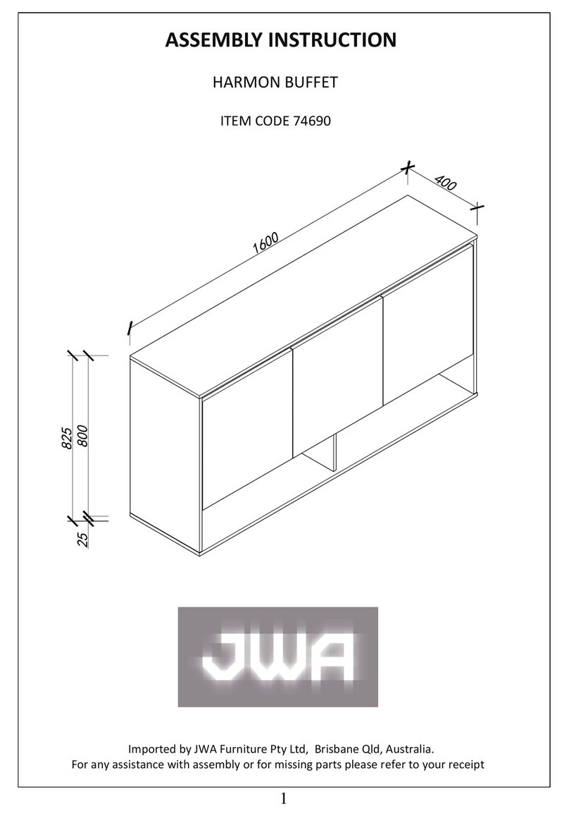 JWA HARMON 74690 Assembly instruction