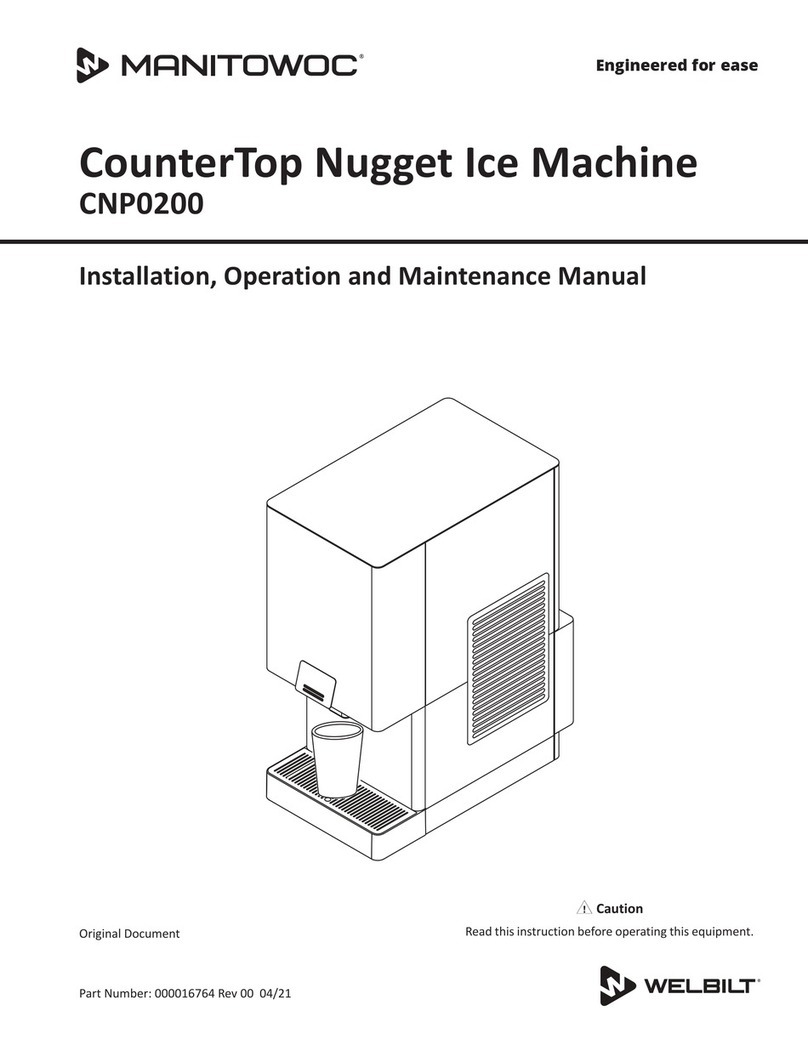 Welbilt Manitowoc CNP0200 Installation, operation and maintenance manual
