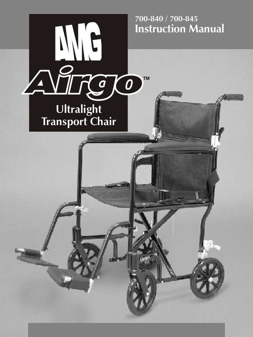 AMG Airgo 700-840 User manual