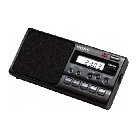 Sony ICF-M350V User manual