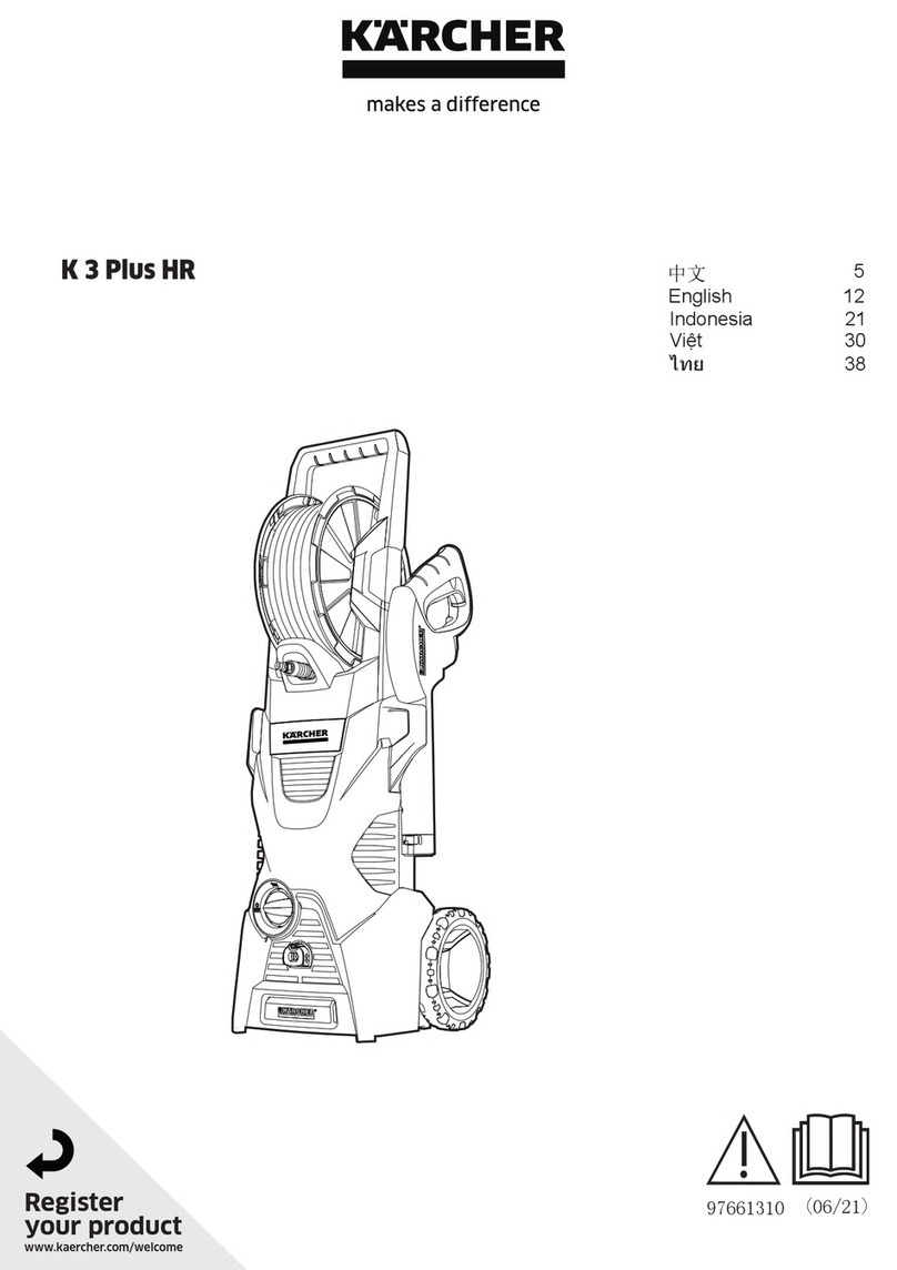 Kärcher K 3 Plus HR User manual Kärcher K 3 Plus HR User manual