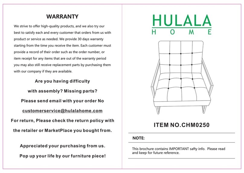HULALA HOME CHM0250 User manual HULALA HOME CHM0250 User manual