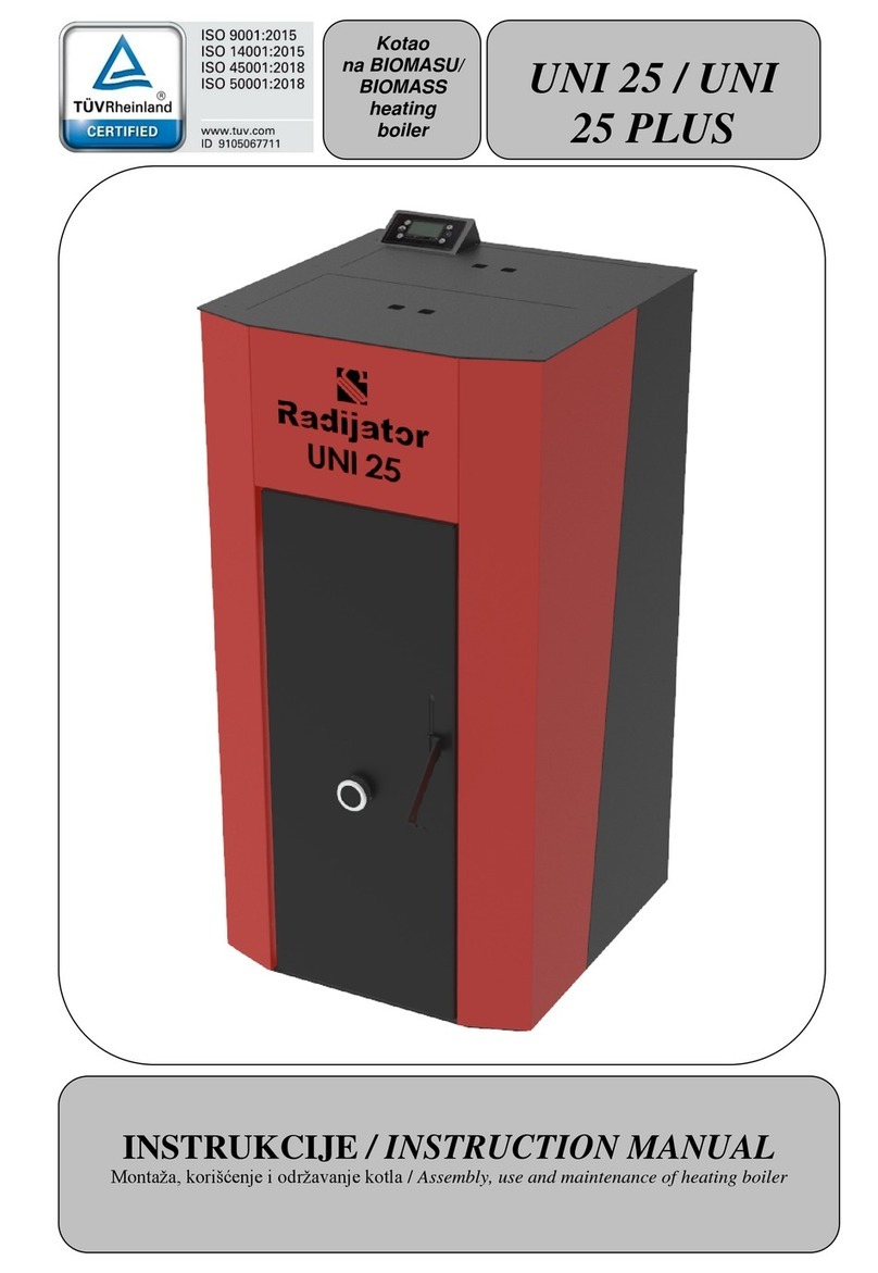 Radijator UNI 25 User manual