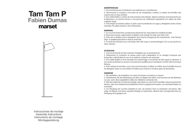 marset Tam Tam P Fabien Dumas User manual