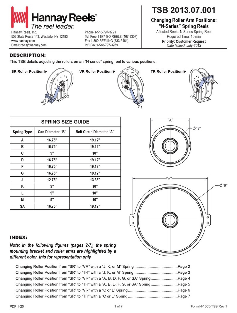 Hannay Reels N Series quick start guide