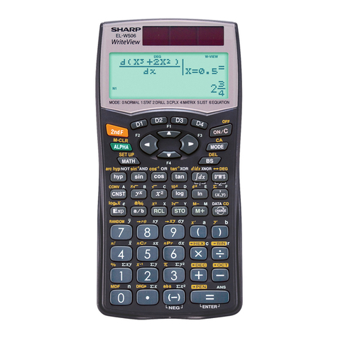 Sharp WriteView EL-W506 manual