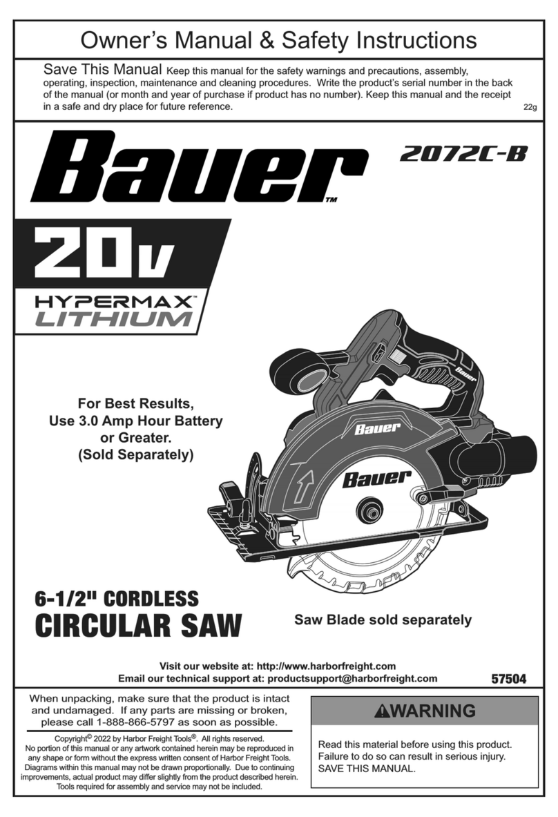 Bauer 2072C-B Assembly instructions