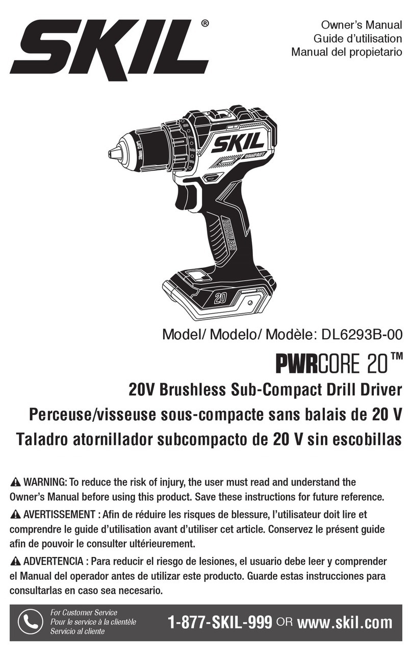 Skil PWRCORE DL6293B-00 User manual