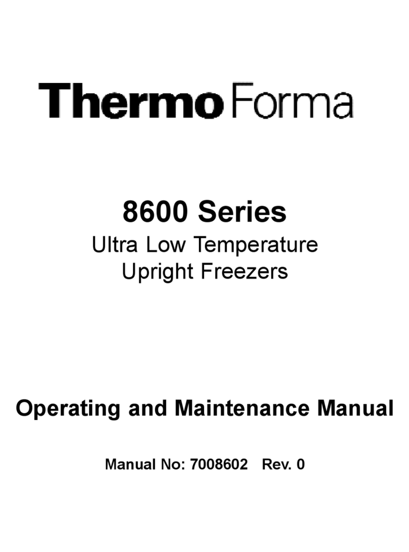 Thermo Forma 8600 Series Operating and maintenance manual Thermo Forma 8600 Series Operating and maintenance manual