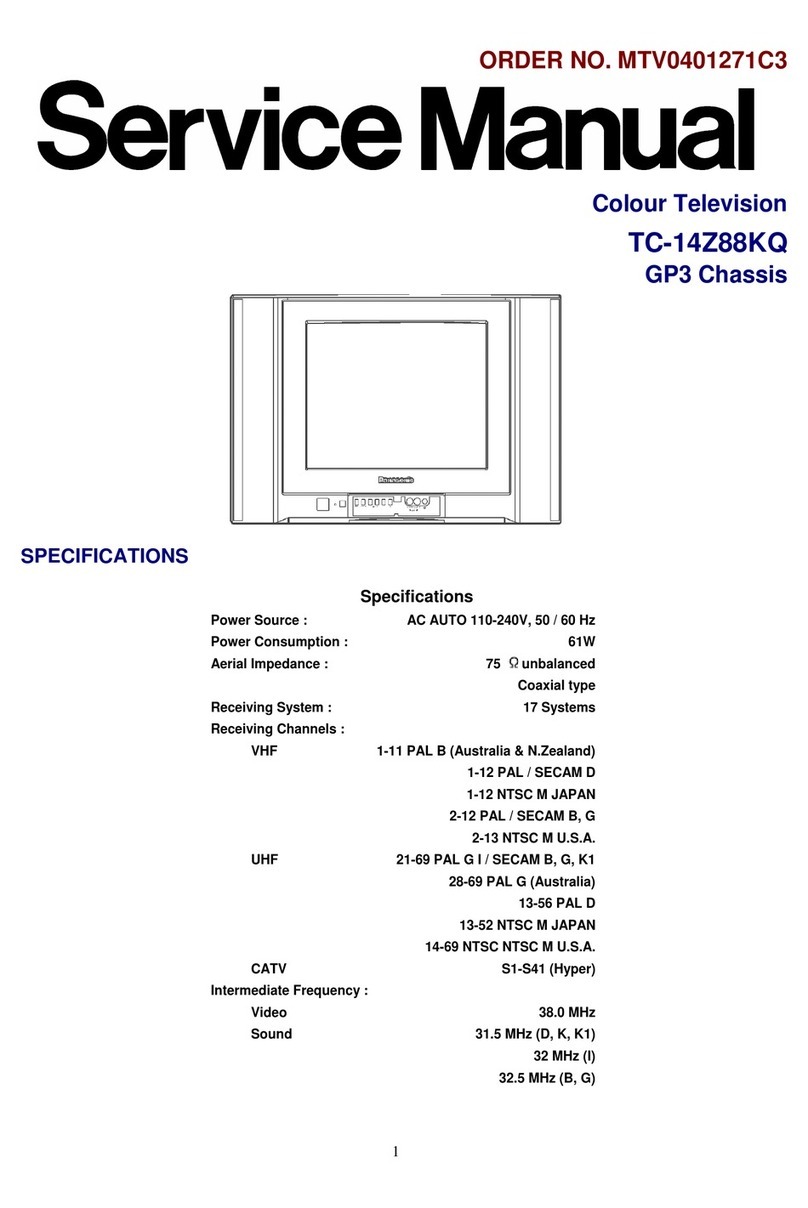 Panasonic TC-14Z88KQ User manual Panasonic TC-14Z88KQ User manual