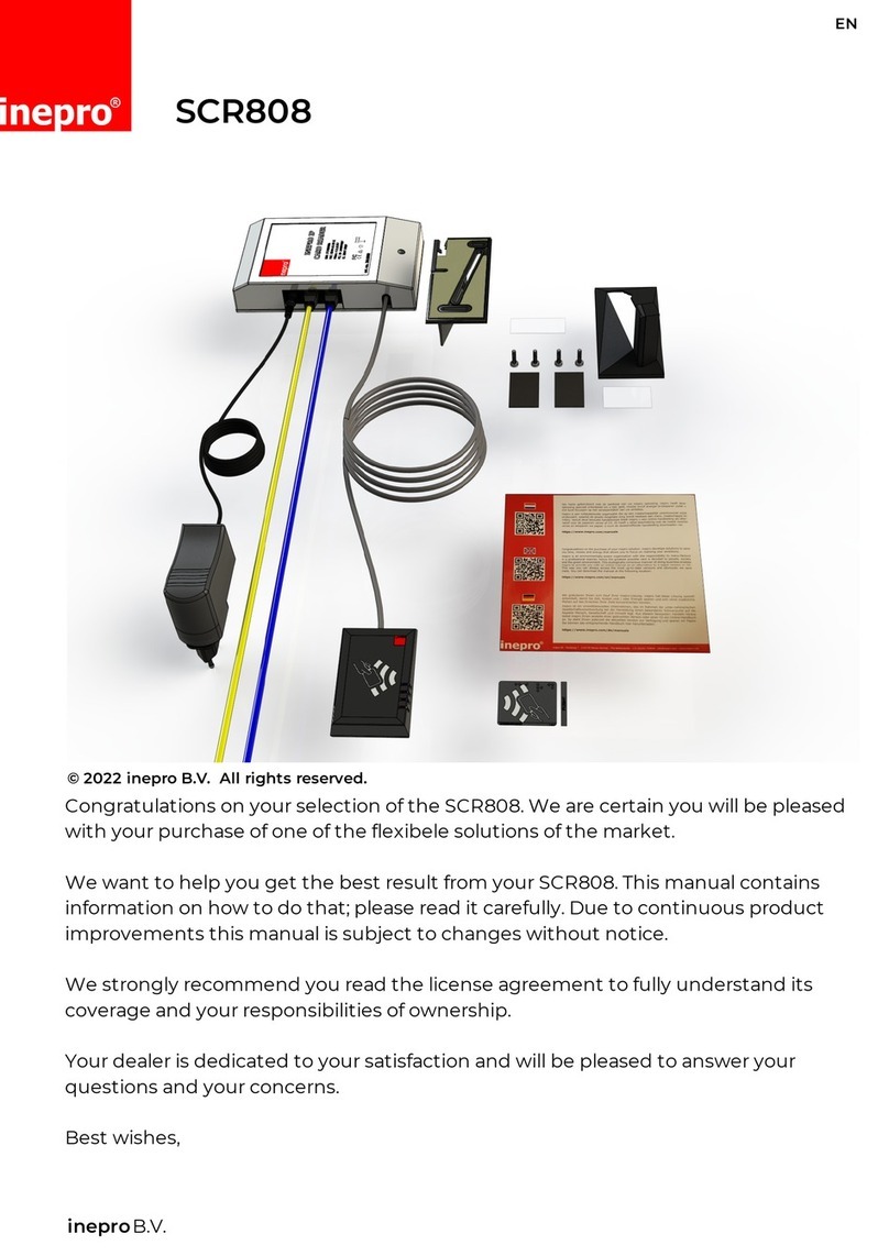 Inepro SCR808 Technical manual
