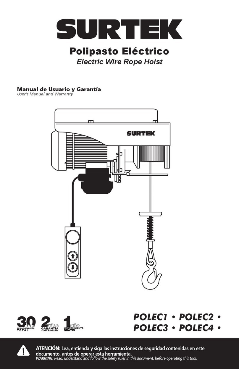 Surtek POLEC1 User's Manual and Warrantly