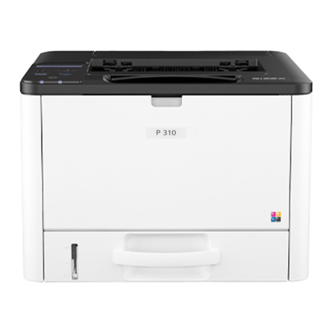 Ricoh P 310 User manual