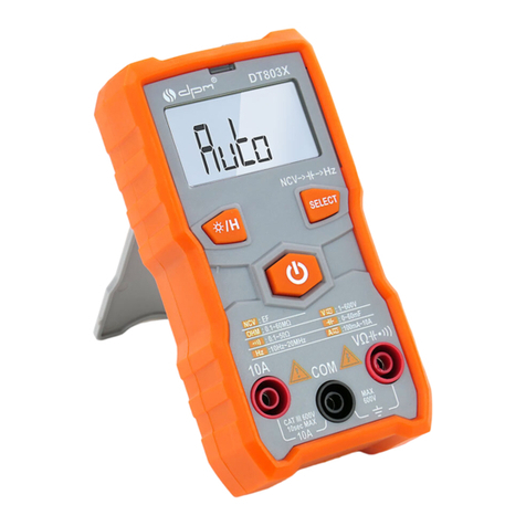 DPM DT803X User manual