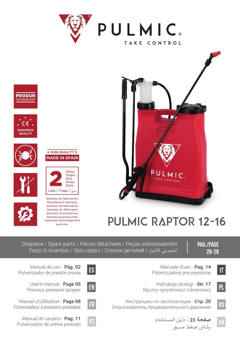 Pulmic RAPTOR 12 user manual