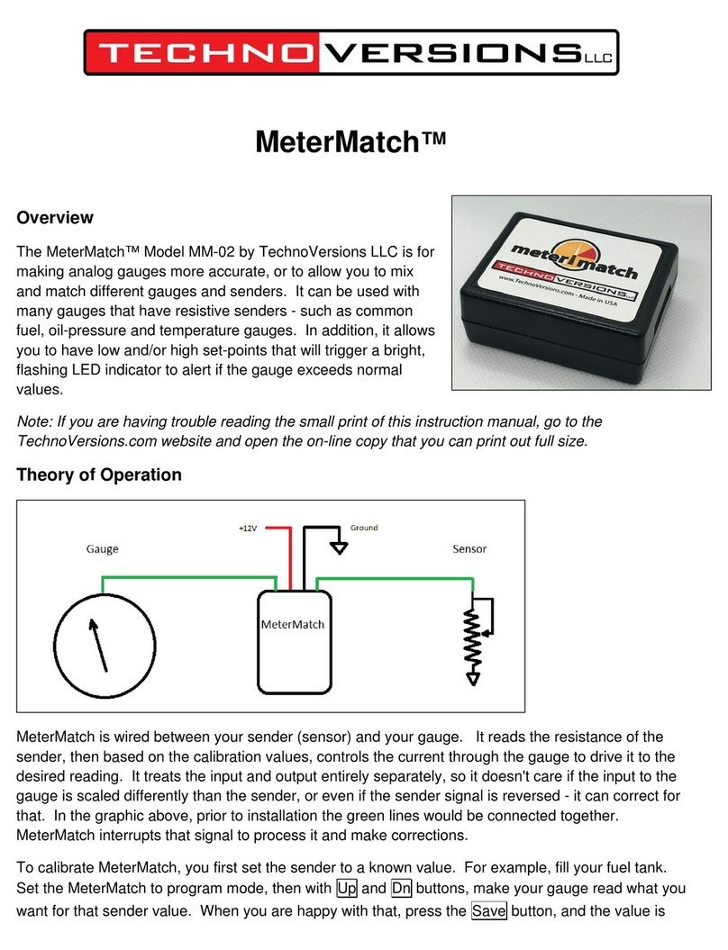 TechnoVersions MeterMatch MM-02 manual