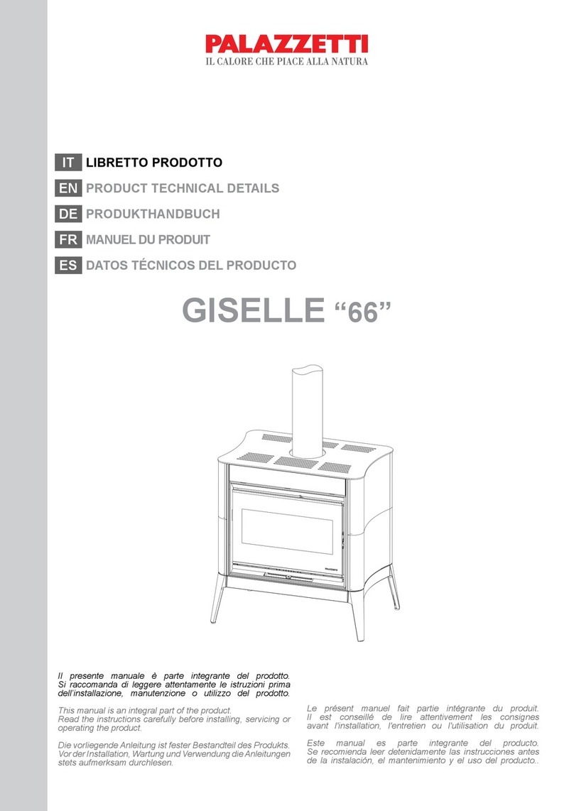 Palazzetti GISELLE 66 Installation guide Palazzetti GISELLE 66 Installation guide