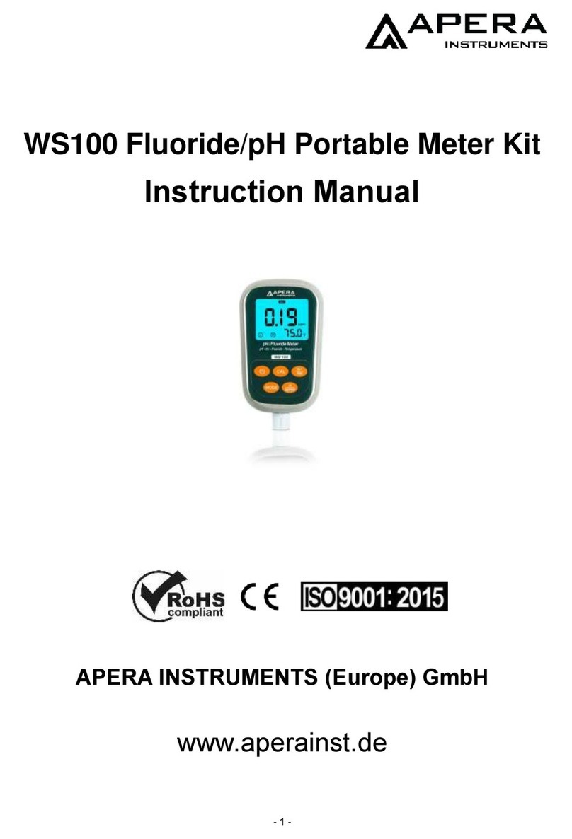 Apera Instruments WS100 instruction manual