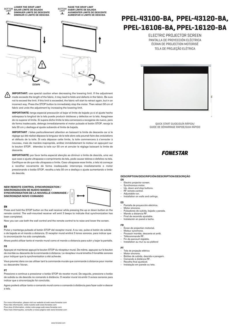 FONESTAR PPEL-43100-BA User manual