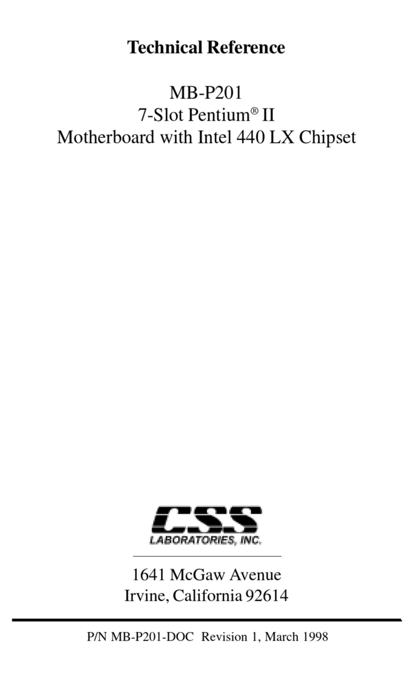 CSS Laboratories MB-P201 Technical reference
