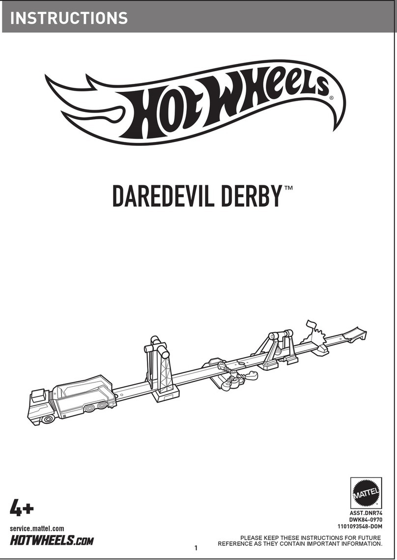 Mattel Hot Wheels DAREDEVIL DERBY User manual
