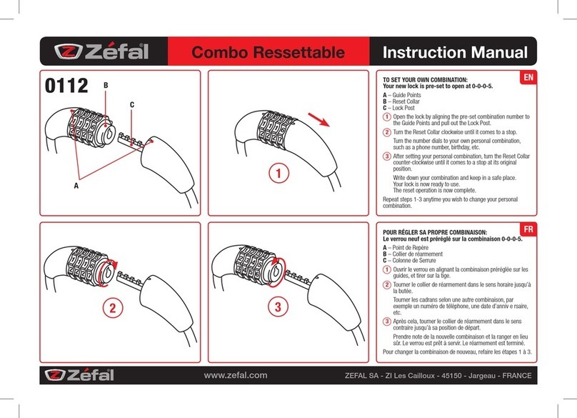 Zefal 0112 instruction manual