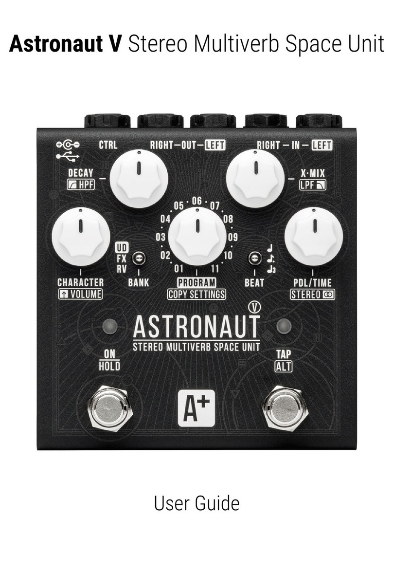 Shift Line Astronaut V User manual