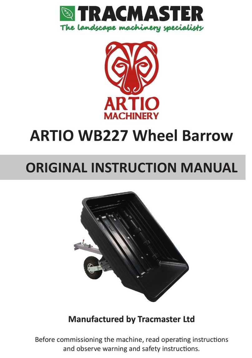 Tracmaster ARTIO WB227 Original instruction manual