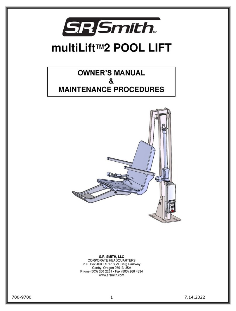 S.R.Smith multiLift 2 Owners manual & maintenance procedures