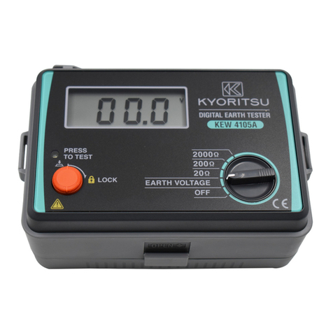 Kyoritsu Electrical Instruments Works, Ltd. KEW 4105A User manual Kyoritsu Electrical Instruments Works, Ltd. KEW 4105A User manual