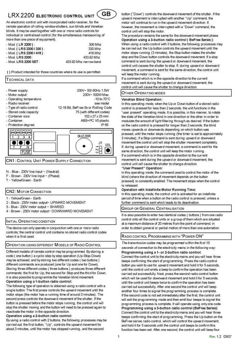 Nothnagel Haustechnik LRX 2200 instruction manual