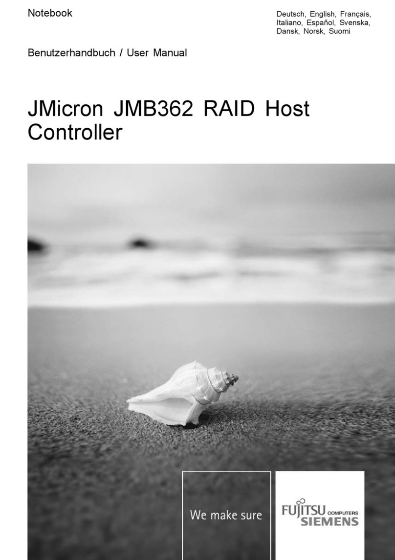 Fujitsu Siemens Computers JMicron JMB362 User manual