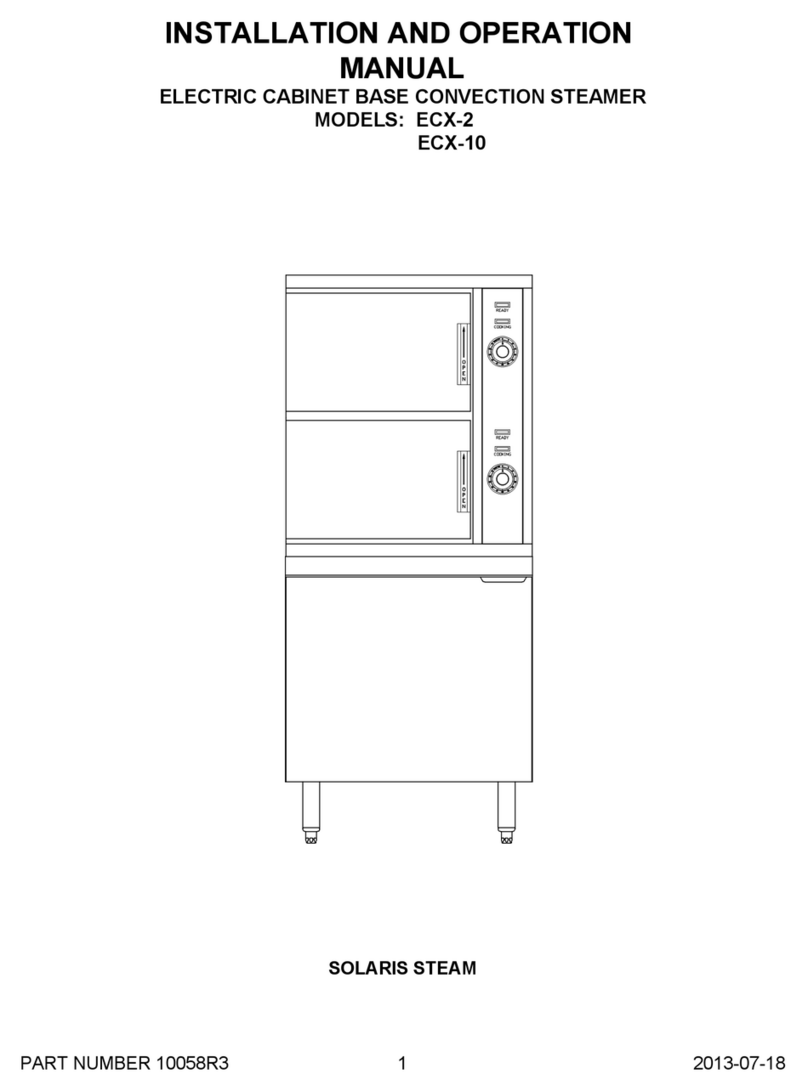 Solaris Steam ECX-2 User manual