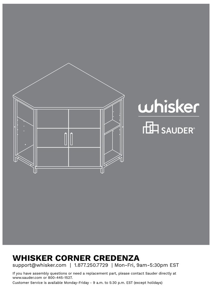 Sauder WHISKER Assembly instructions
