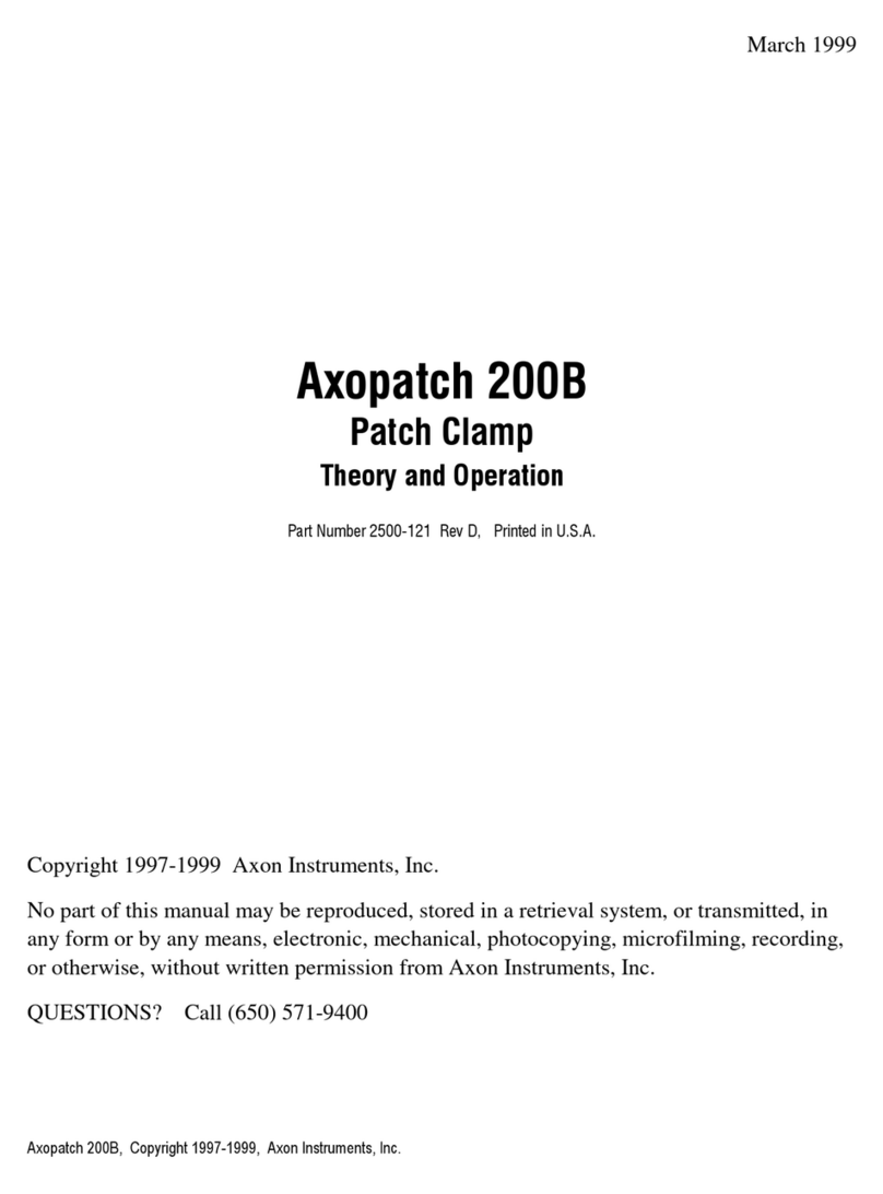 Axon Axopatch 200B Theory of operation