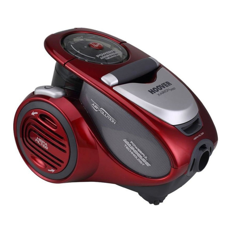 Hoover XARION 25 Allergies user manual