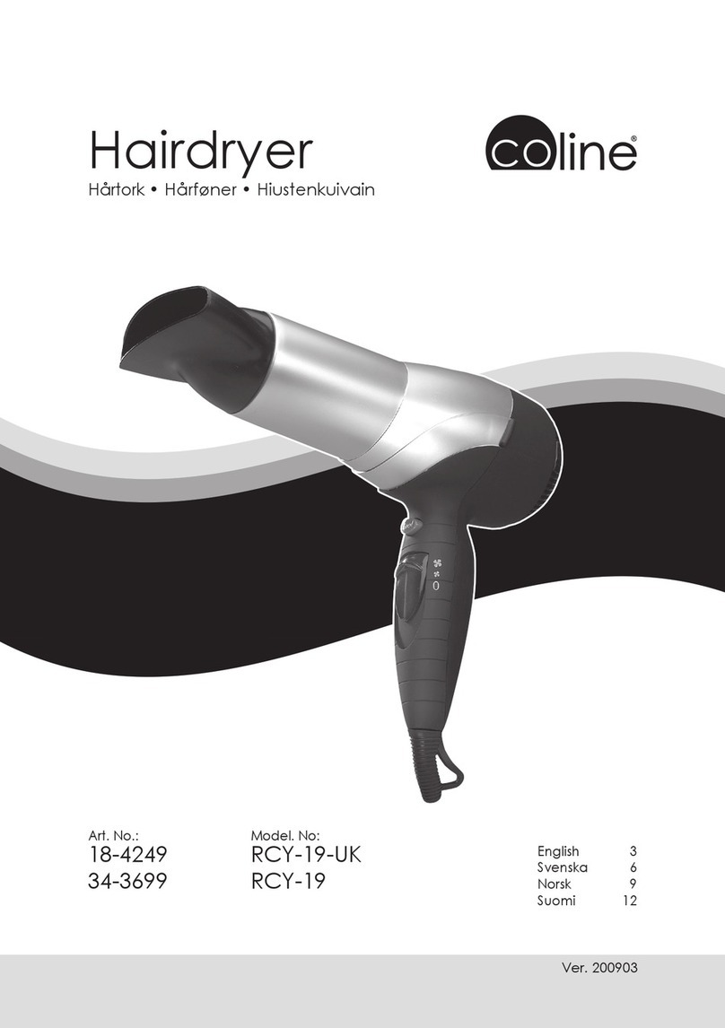 Coline RCY-19-UK manual