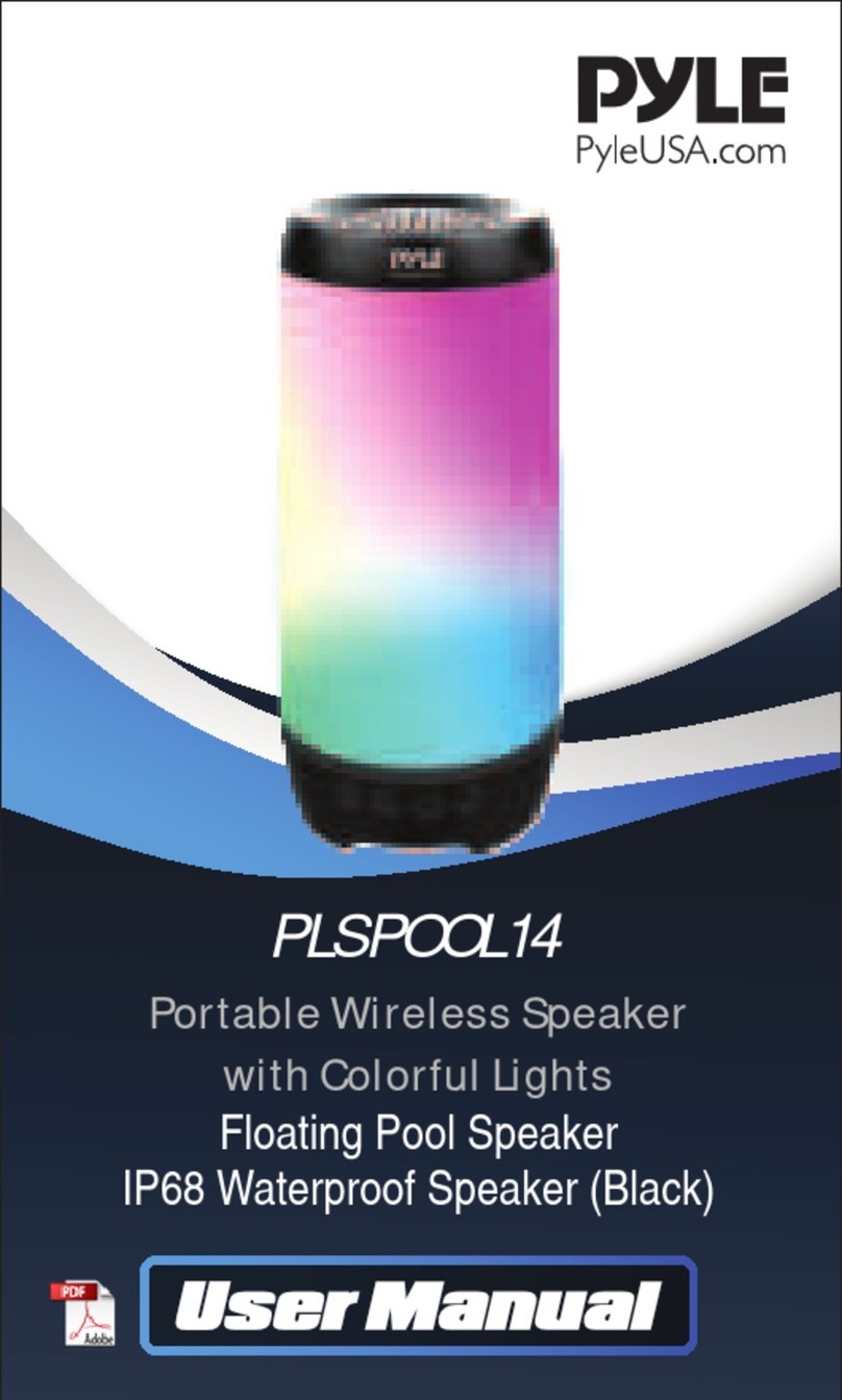 Pyle PLSPOOL14 User manual