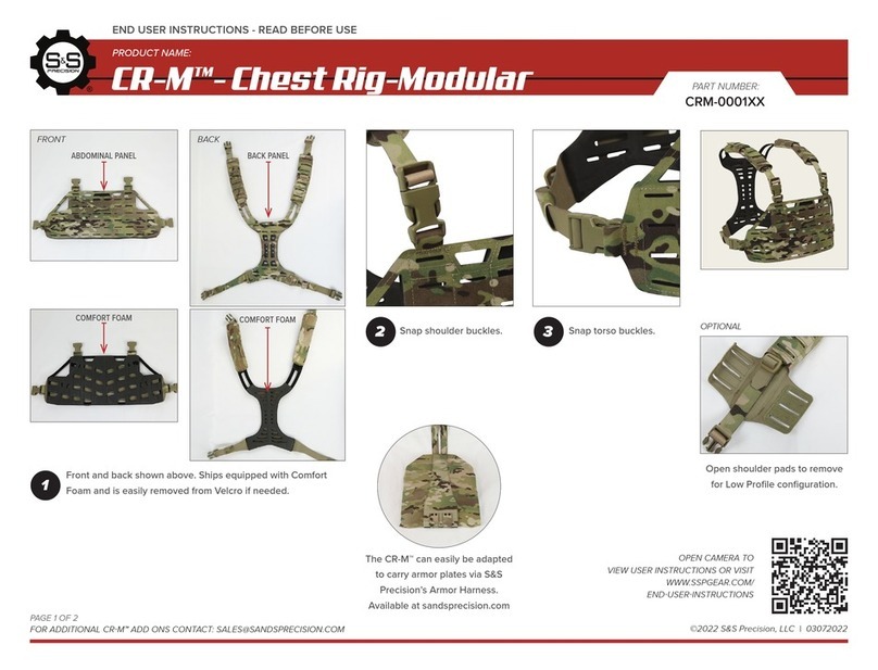 S&S Precision CR-M CRM-0001 Series User manual