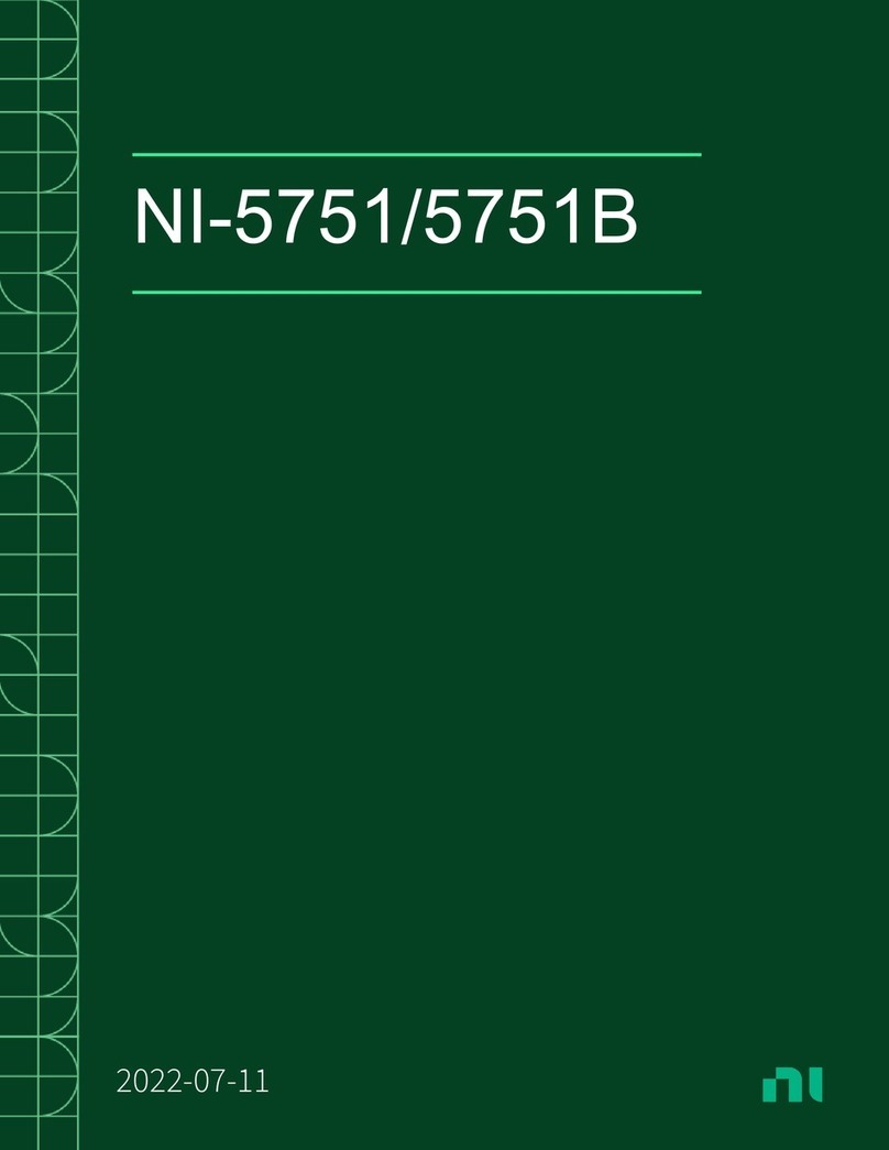 National Instruments NI 5751 User manual