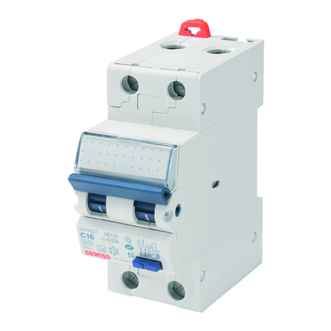 Gewiss 90 RCD User manual