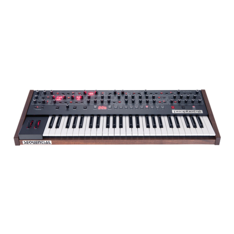 Dave Smith Instruments Sequential PROPHET 6 User manual