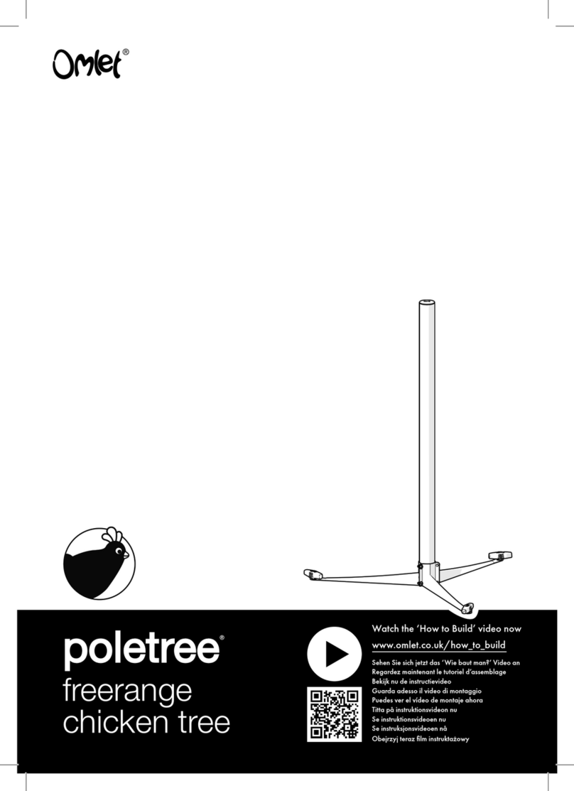 Omlet poletree freerange chicken tree Administrator Guide