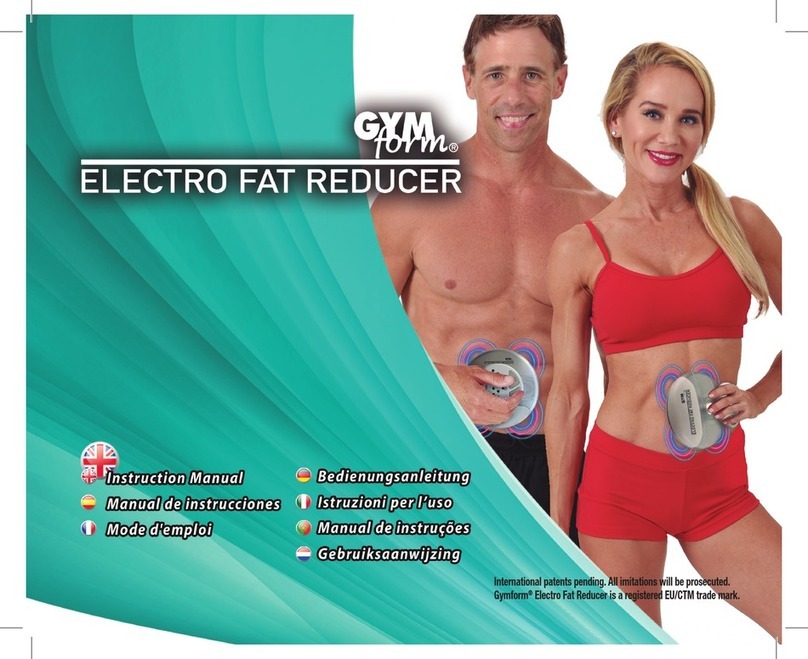 GYM form Electro Fat Reducer instruction manual