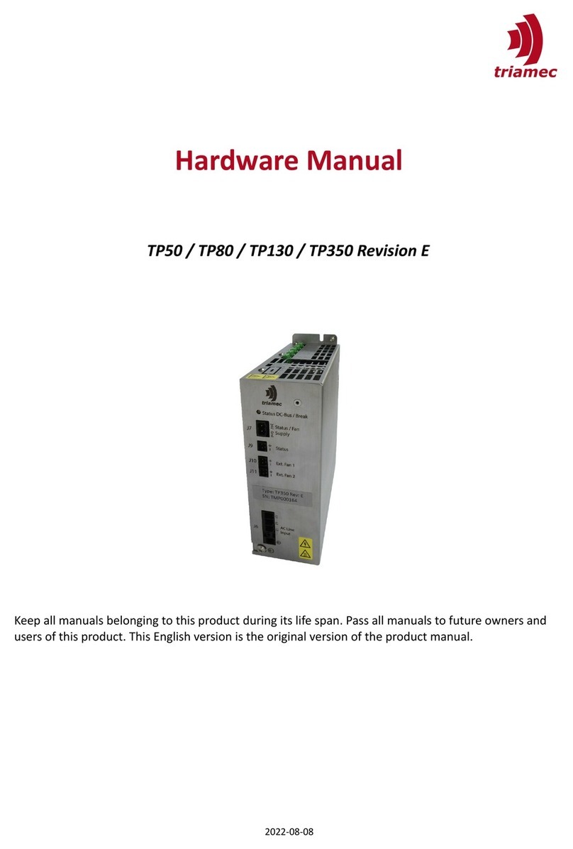 Triamec TP50 Hardware manual