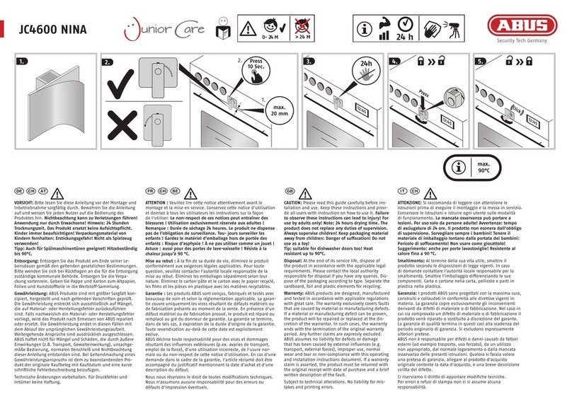 Abus JC4600 NINA quick start guide