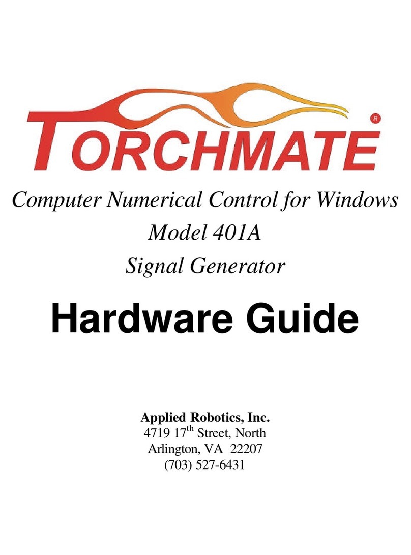 Applied Robotics Torchmate 401A Hardware guide Applied Robotics Torchmate 401A Hardware guide