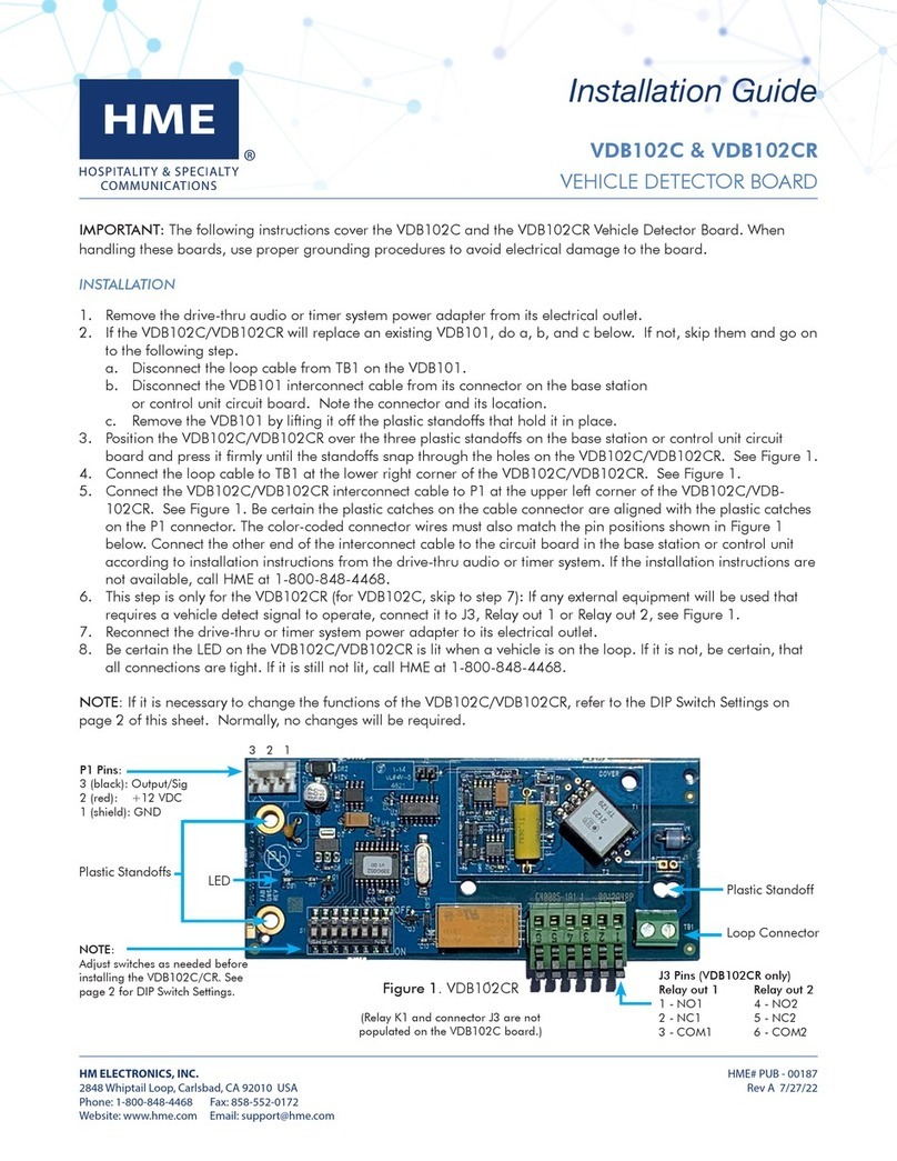 HME VDB102C installation guide