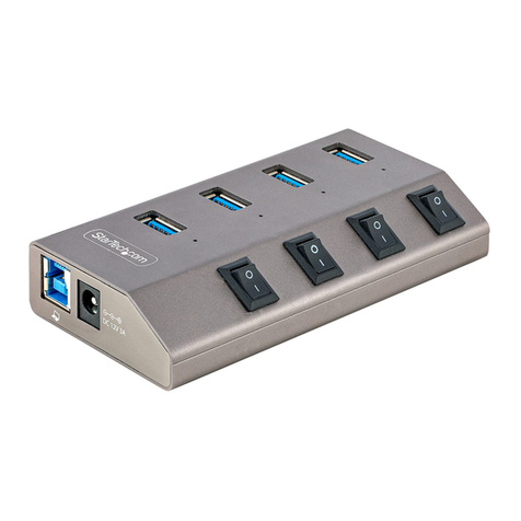 StarTech.com 5G4AIBS-USB-HUB-NA User manual StarTech.com 5G4AIBS-USB-HUB-NA User manual